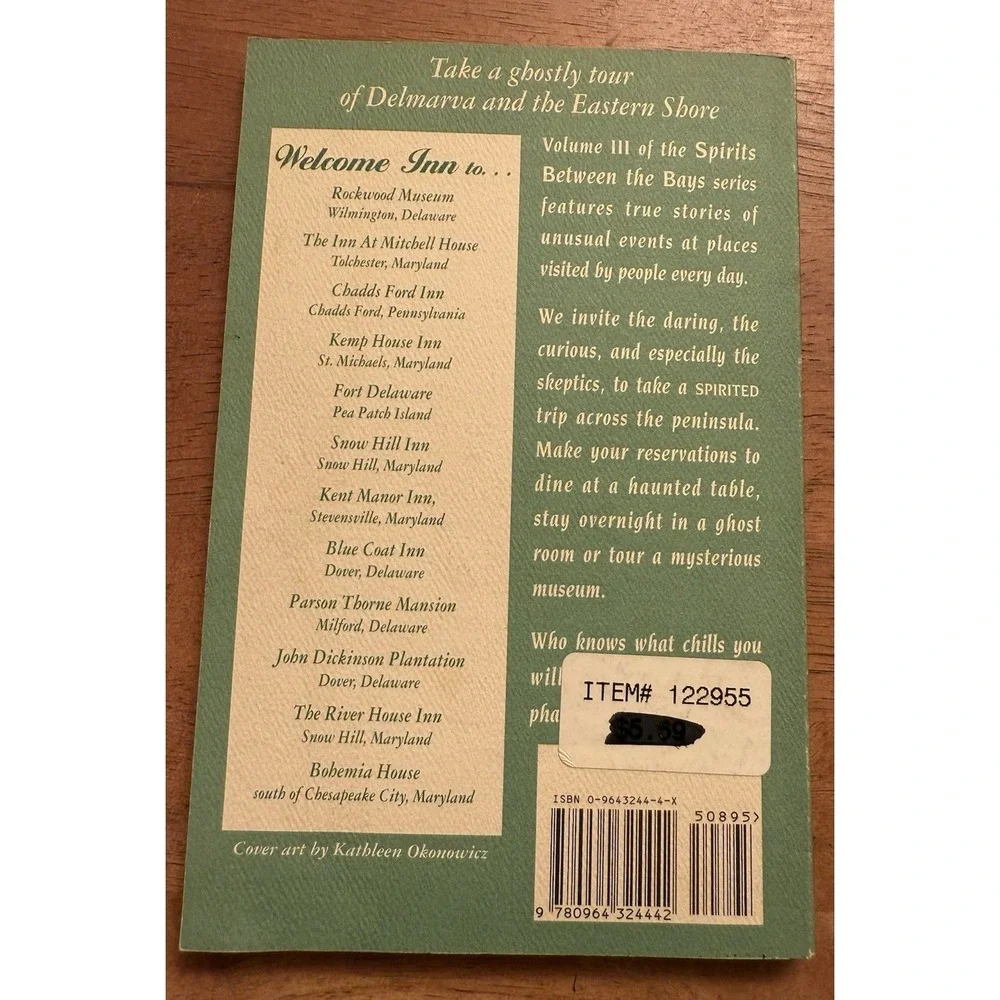 Signed Welcome Inn, Vol III Ed Okonowicz‎ First Edition Haunted Inns Restaurants